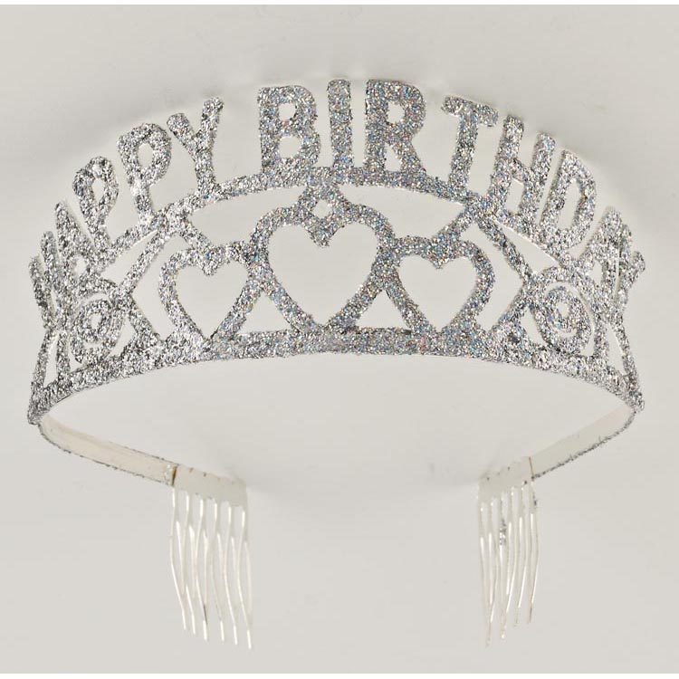 TIARA HAPPY BIRTHDAY GLITTER