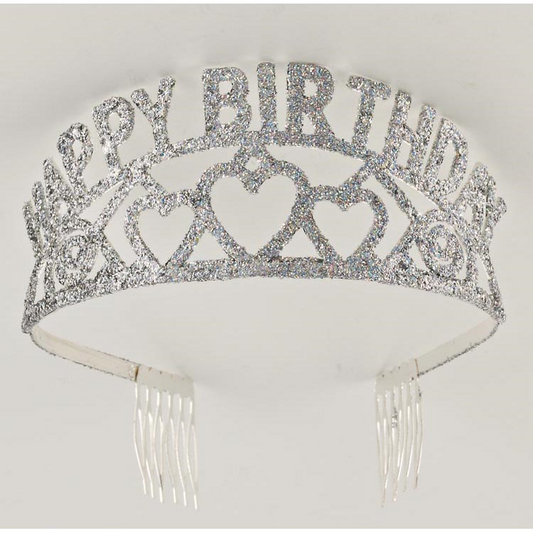 TIARA HAPPY BIRTHDAY GLITTER