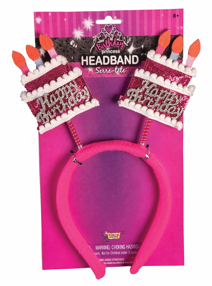 DIADEMA HPY BDAY CAKE ROSE