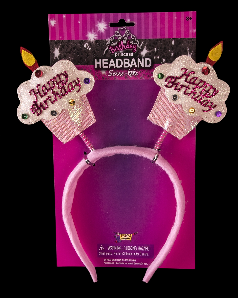 DIADEMA HPY BDAY CAKE PURPLE