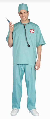 DISFRAZ CIRUJANO ADULTO STD