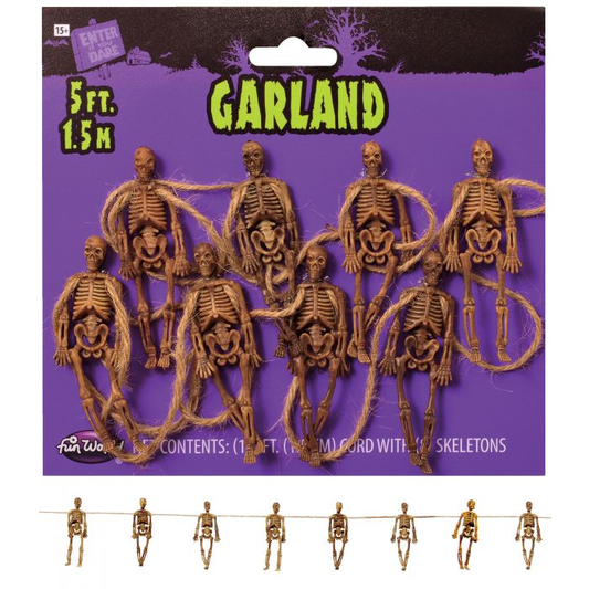 GUIRNALDA ESQUELETOS 5 PIES 8U