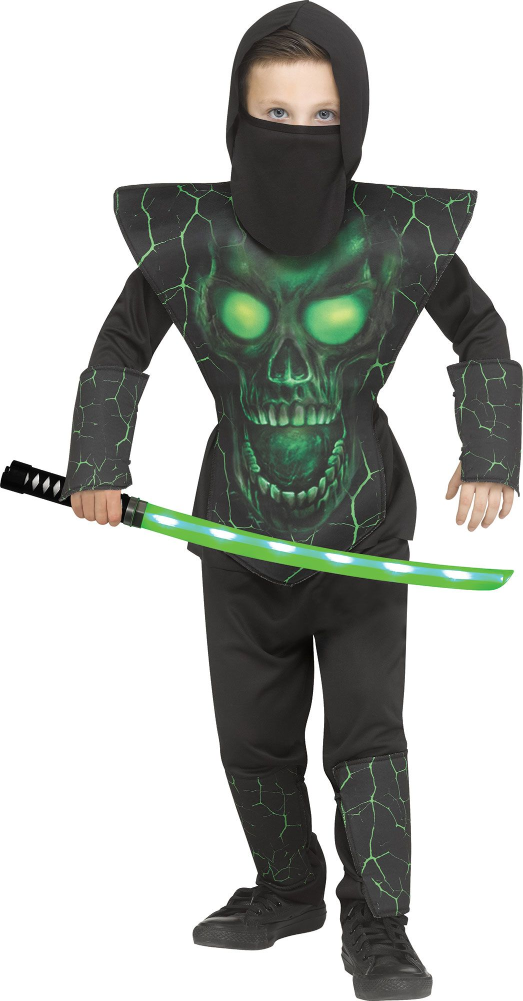 DISFRAZ NINJA DEMON VRDE INF L