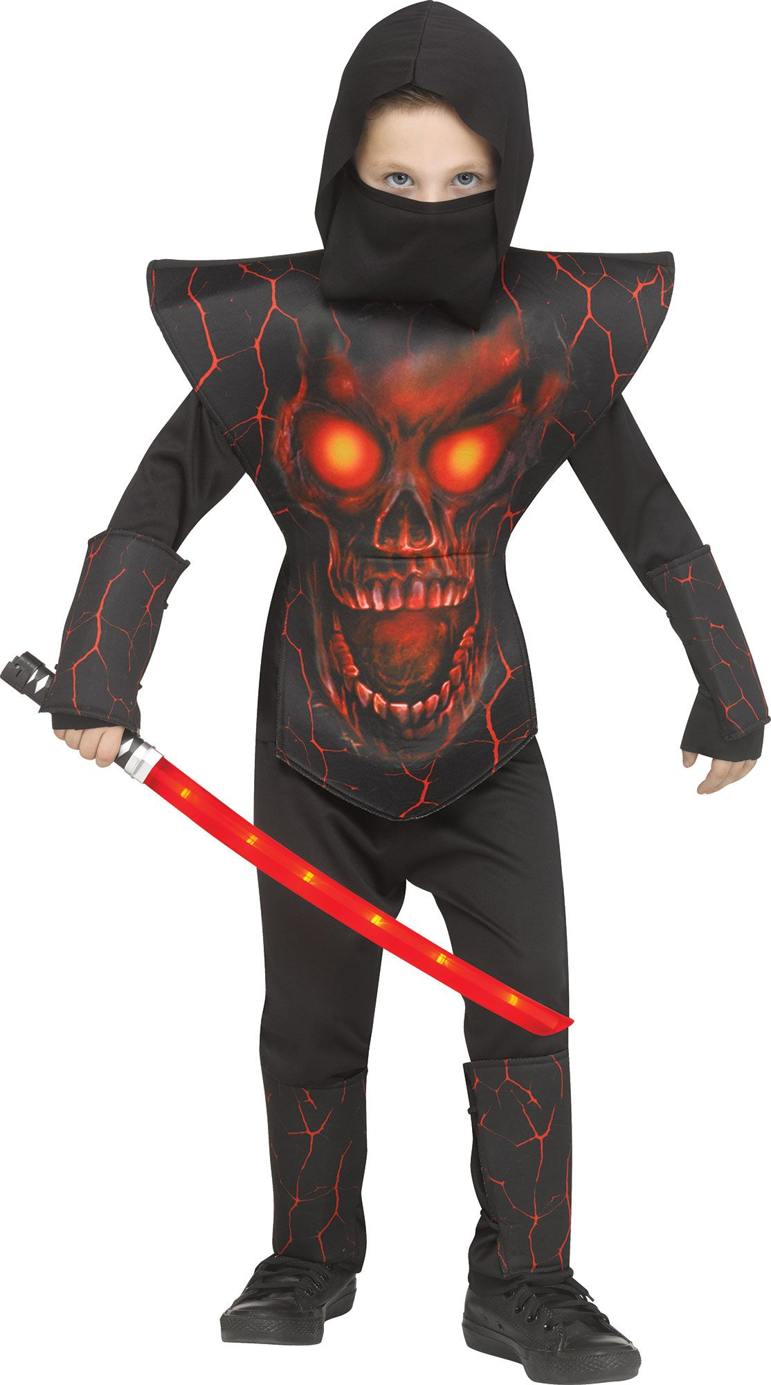 DISFRAZ NINJA DEMON ROJO INF M