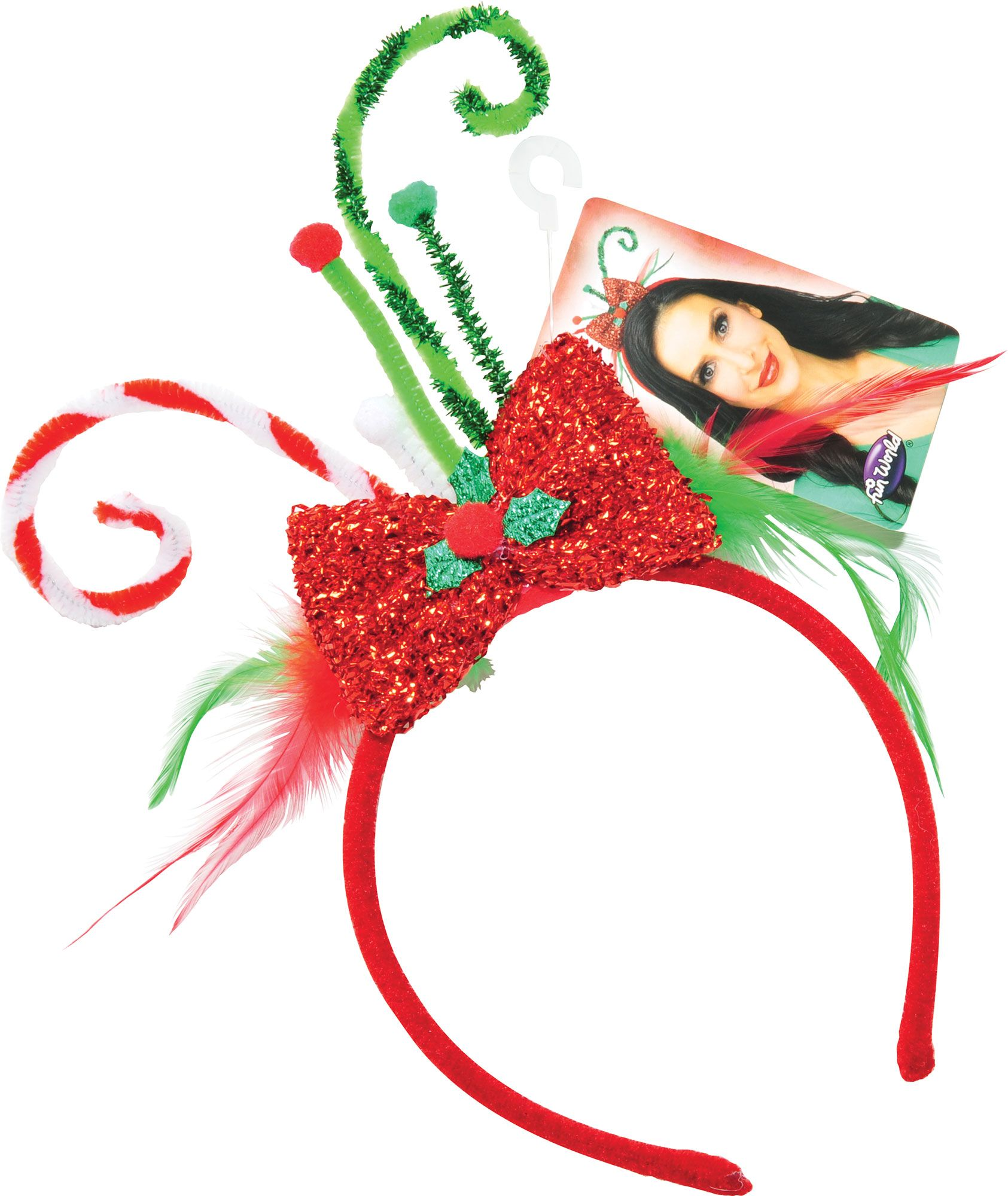 DIADEMA NAVIDAD LAZO