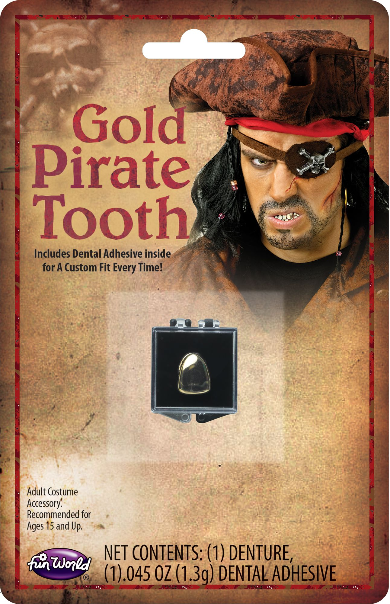 DIENTE PIRATA DORADO