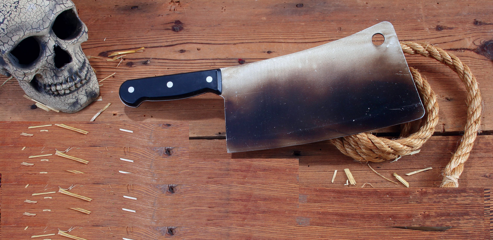 CUCHILLO 15 PG BUTCHER OXIDADO