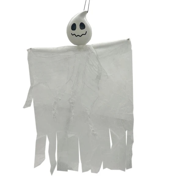 MUÑECO COLG FANTASMA BCO 25X16