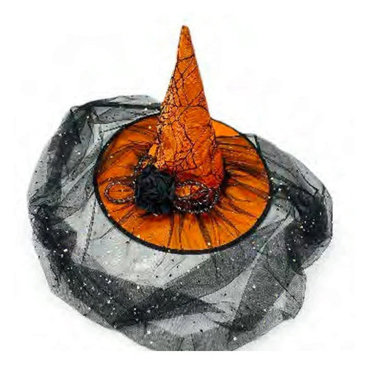 SOMBRERO BRUJA NAR ARAÑA VELO