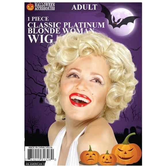 PELUCA ADULTO RUBIA CLASICA