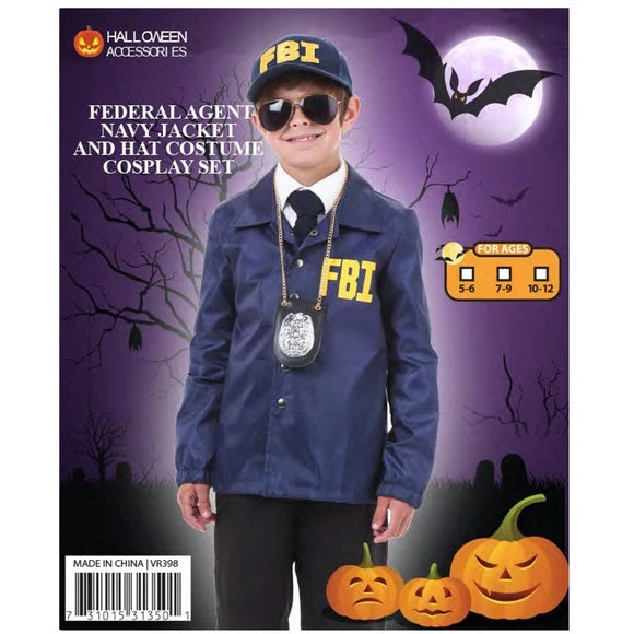 DISFRAZ AGENTE FEDERAL INF