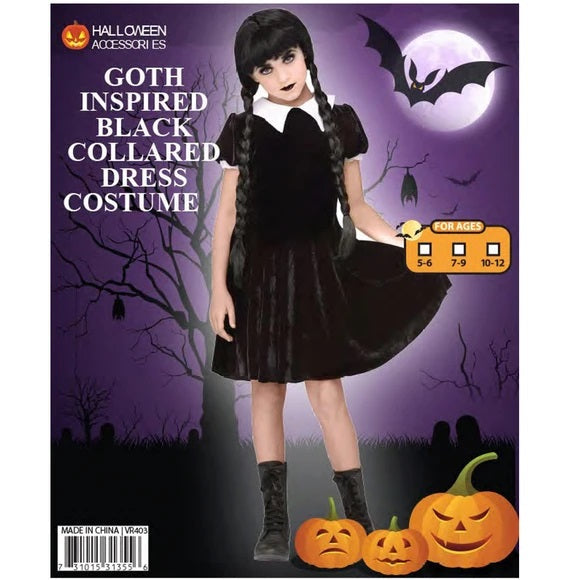 DISFRAZ VESTIDO GOTH INF