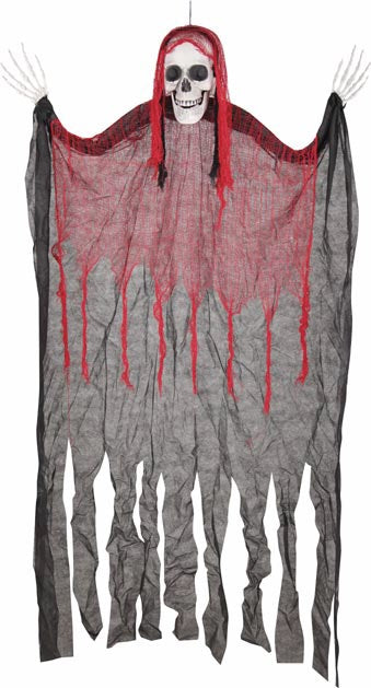 MUÑECO COLG CALAVERA 63PG PELO