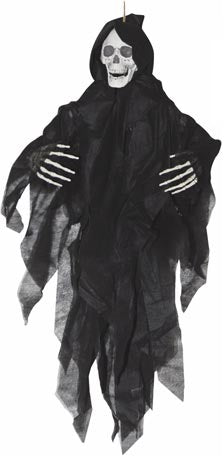 MUÑECO COLG SEGADOR NEGR 30PG