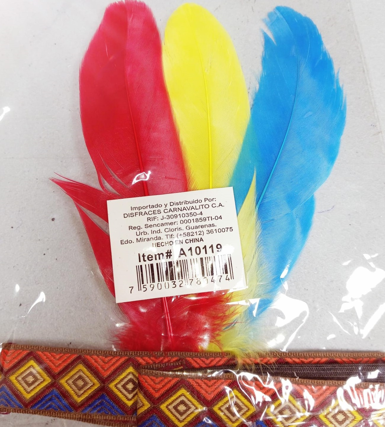 PENACHO INDIO 3 PLUMAS