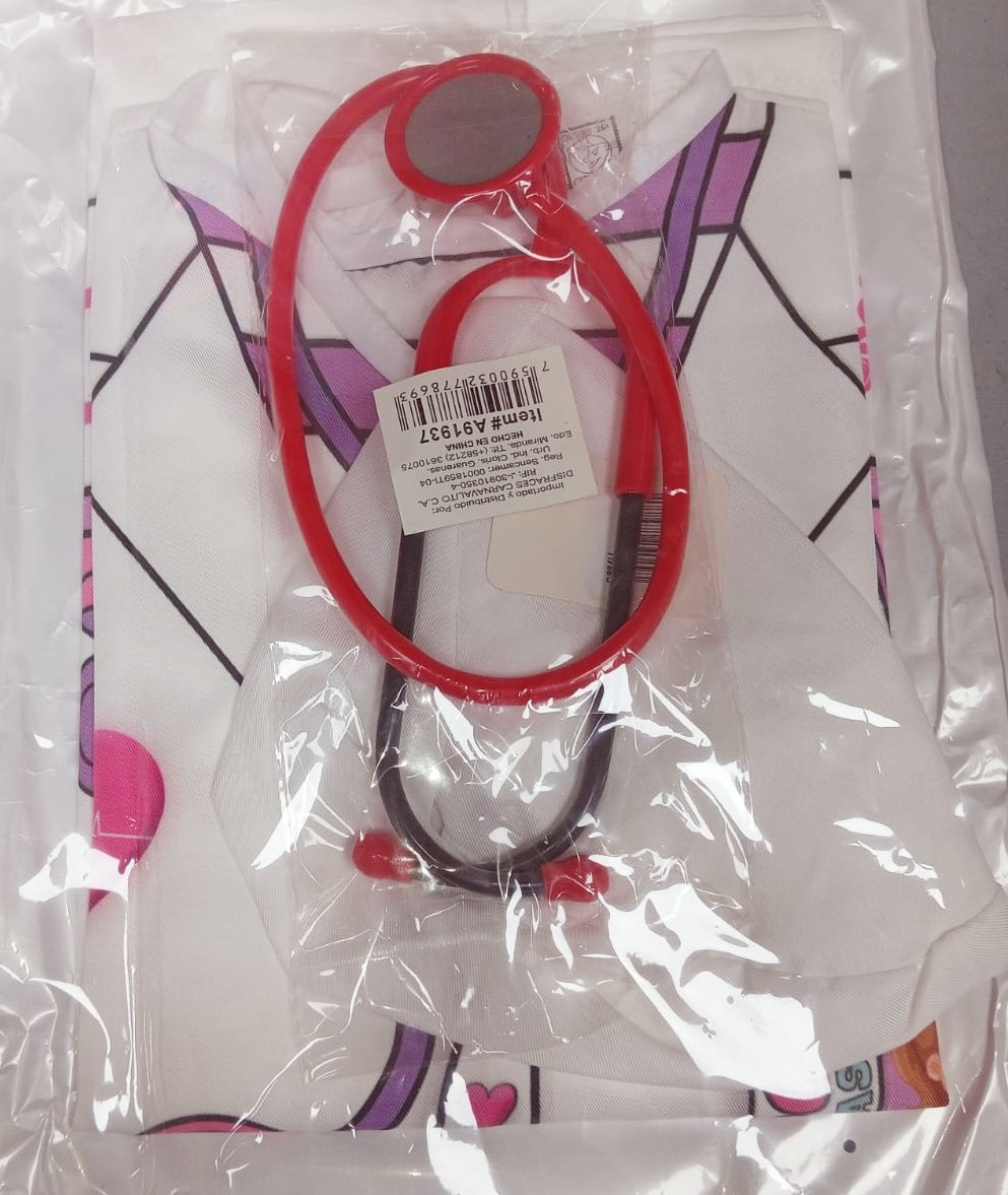 DISFRAZ DRESSUP DOCTORA INF