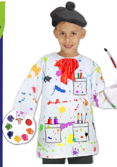 DISFRAZ DRESSUP PINTOR INF 4-7