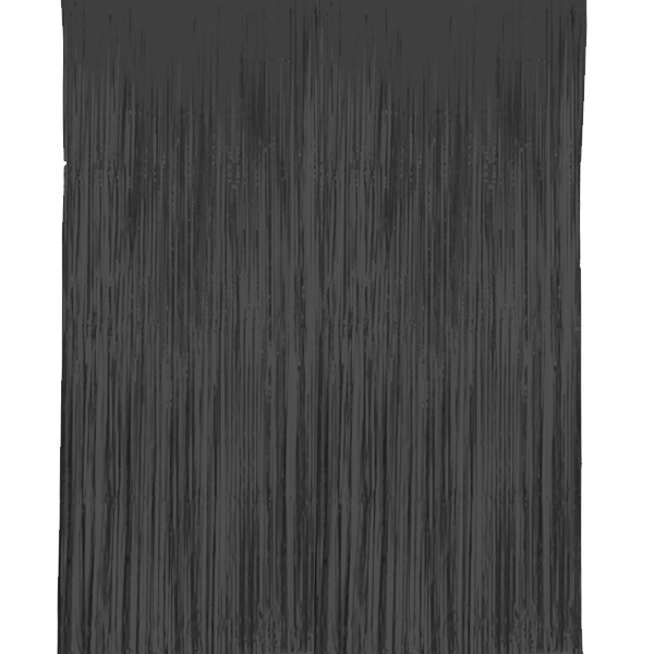 CORTINA DECORATIVA NEGRA