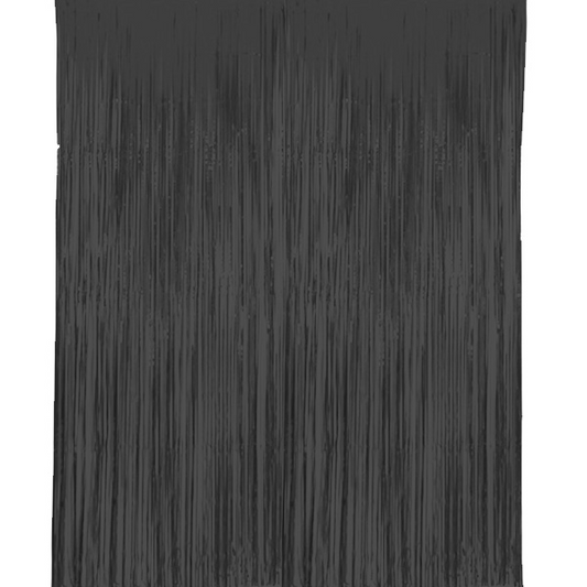 CORTINA DECORATIVA NEGRA