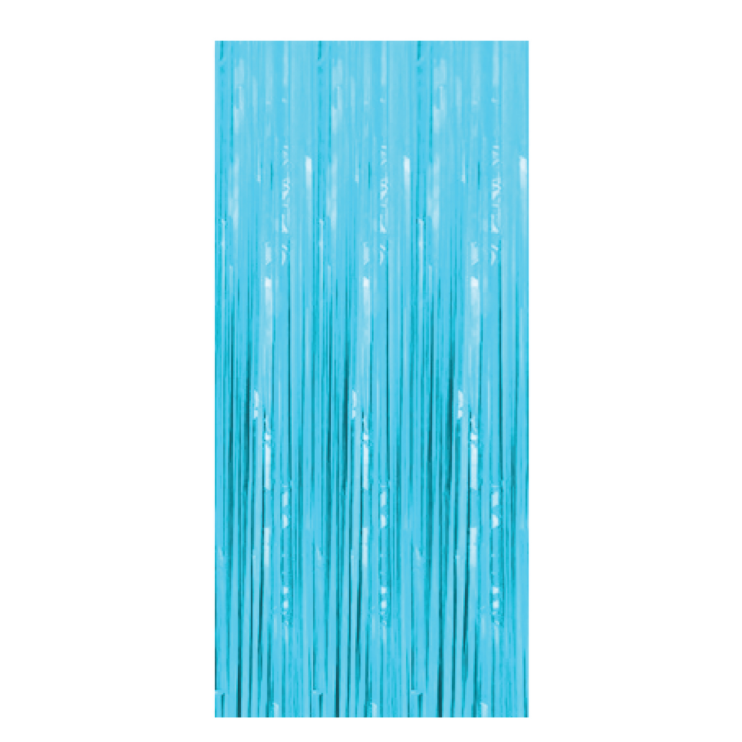 CORTINA DECO NEON AZUL CLARO