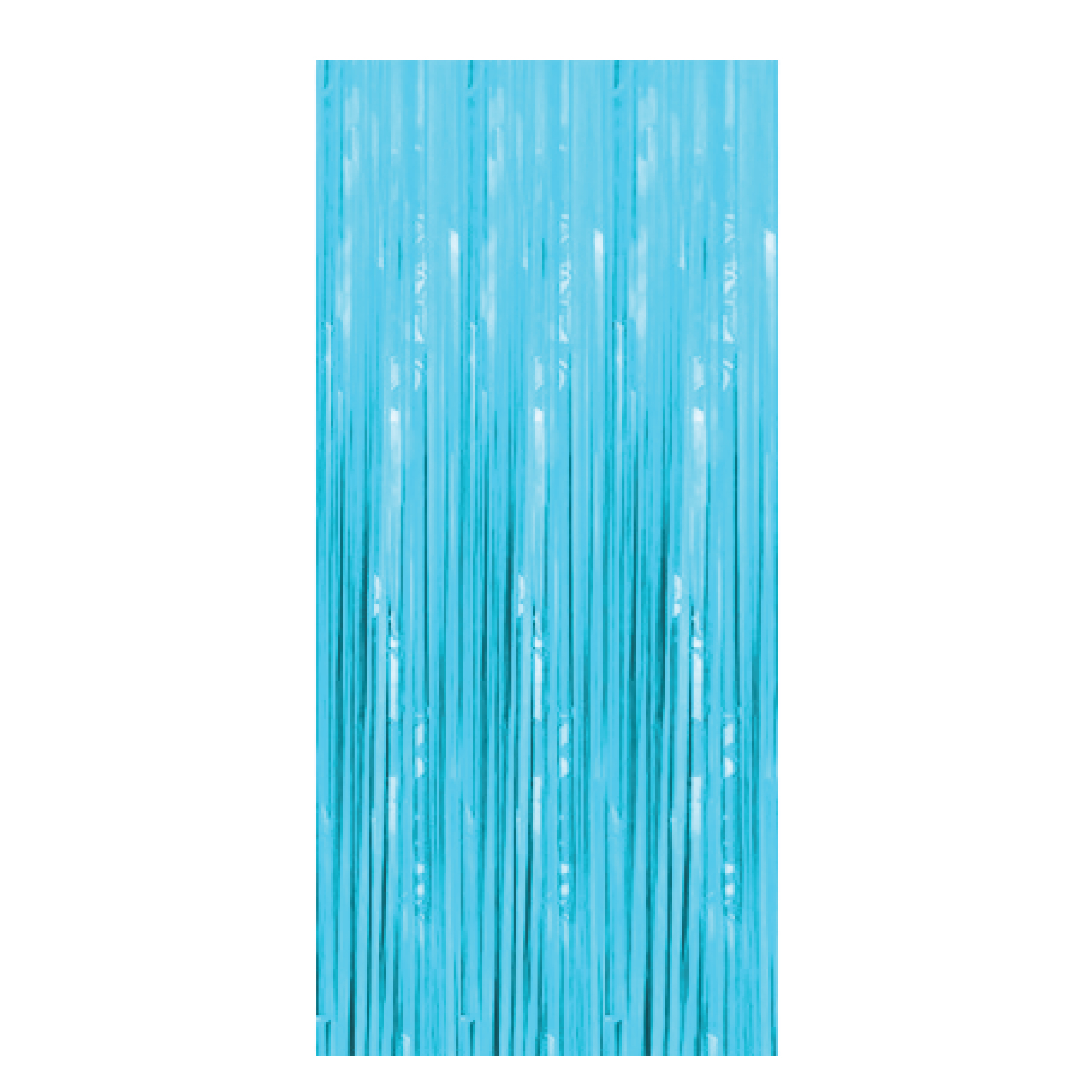 CORTINA DECO NEON AZUL CLARO