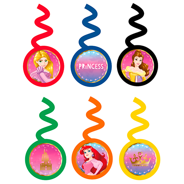 REMOLINO DECORATIVO PRINCESAS