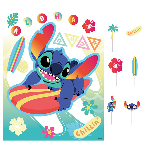 LETRERO C/ACCESORIOS STITCH