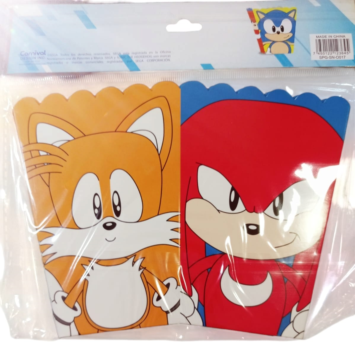CAJA POP CORN SONIC