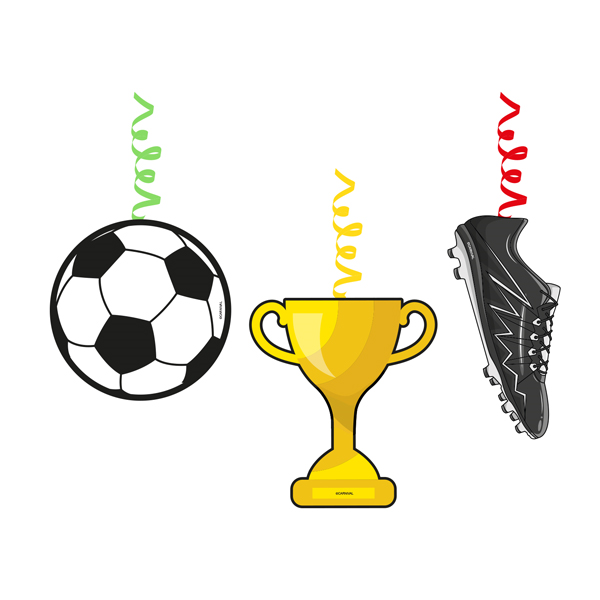 ADORNO DECORATIVO FUTBOL
