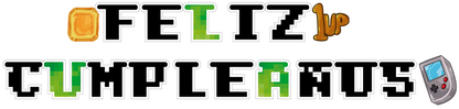 LETRERO FELIZ CUMPLE GAME