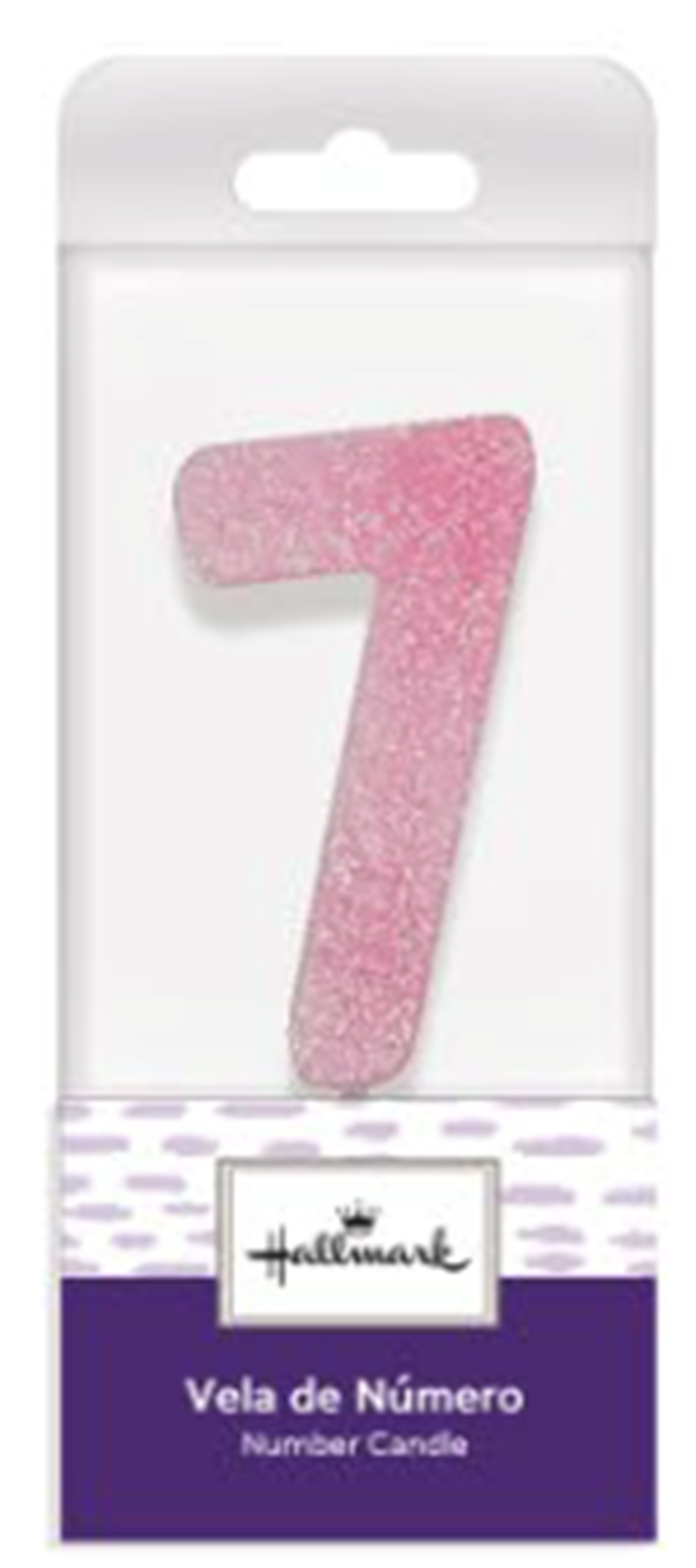 VELA ROSA GLITTER #7