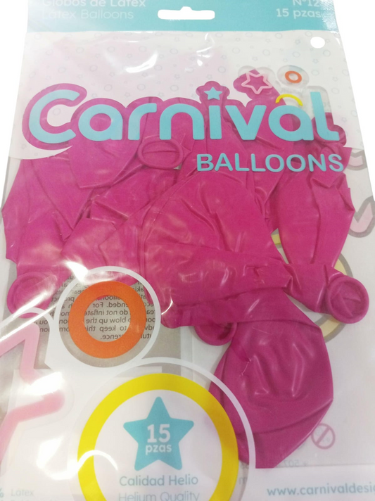 CARNIVAL GLOBOS 12 PG 15UD MAG