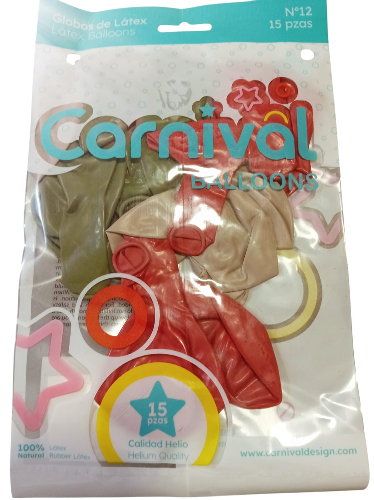 CARNIVAL GLOBOS 12 PG 15UD SUR
