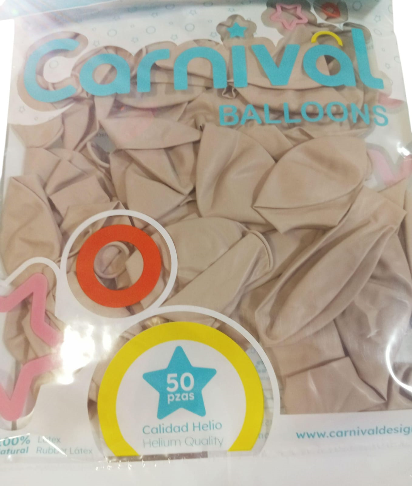 CARNIVAL GLOBOS 12P 50U AR