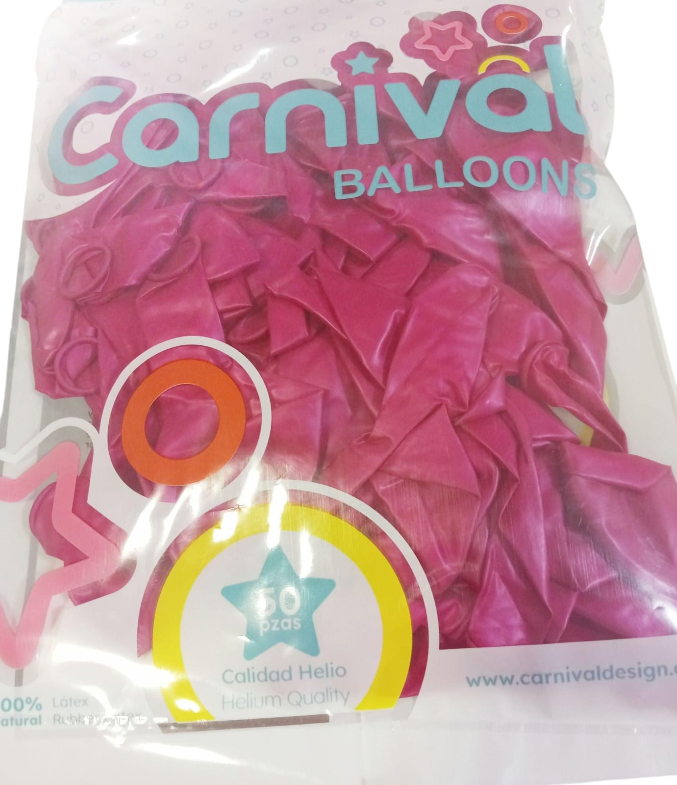 CARNIVAL GLOBOS 12P 50U NARANJ