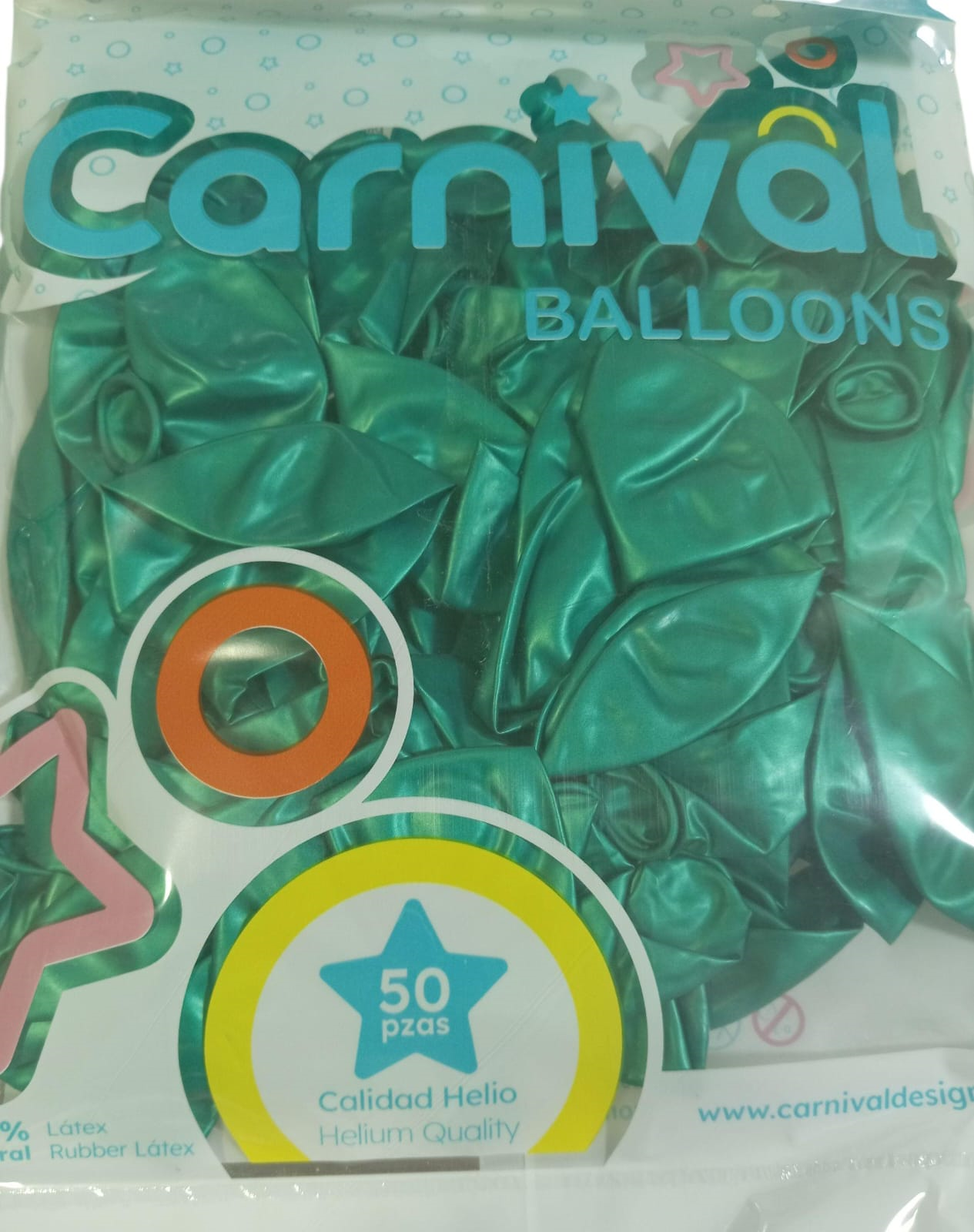 CARNIVAL GLOBOS 12P 50U VDE PE