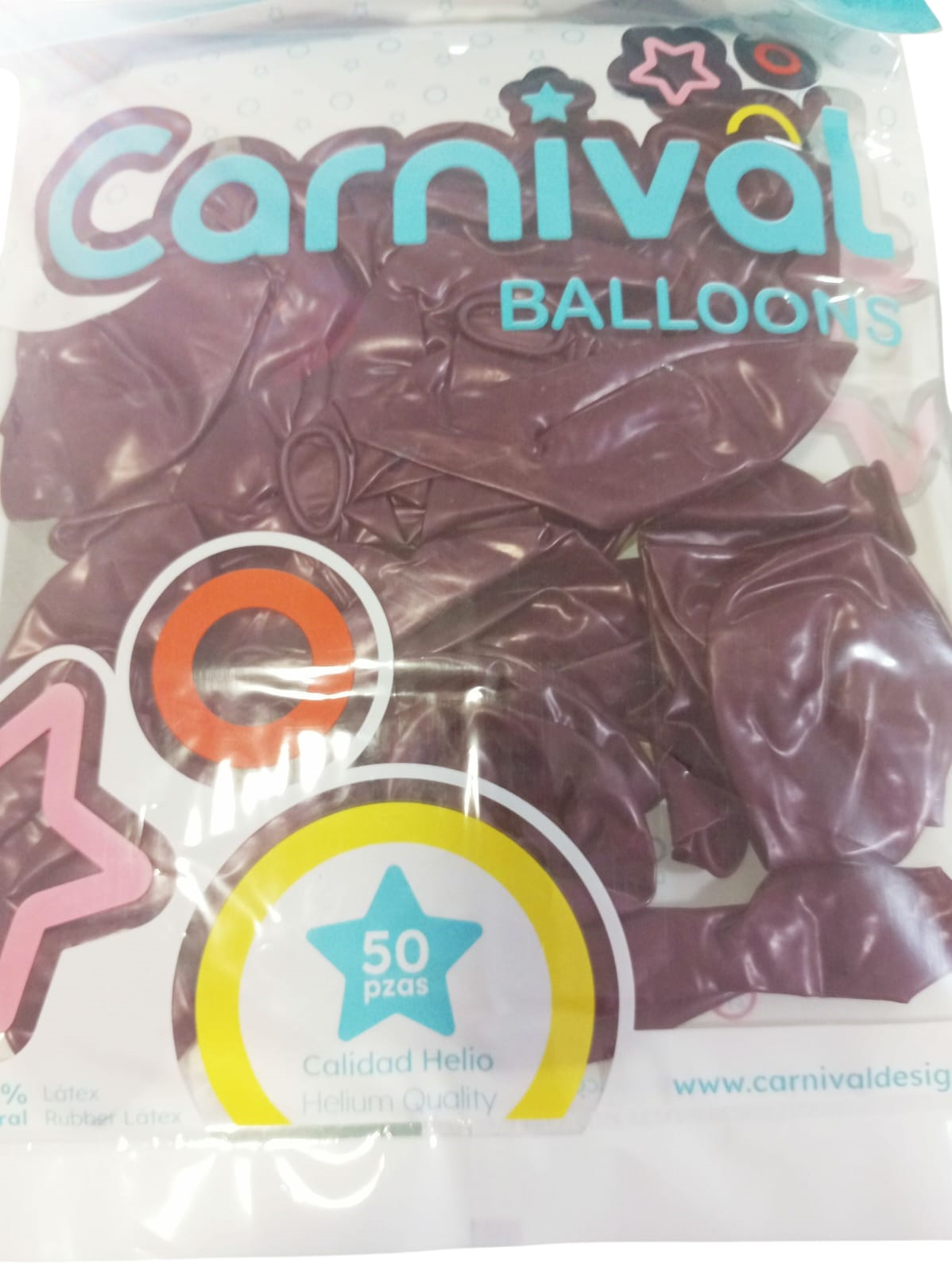 CARNIVAL GLOBOS 12P 50U LILA P