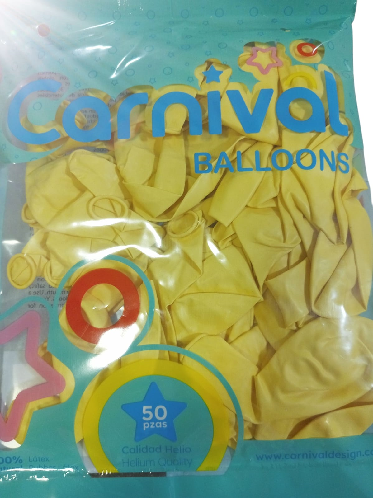 GLOBOS 12 NEON AMARILLO 25U