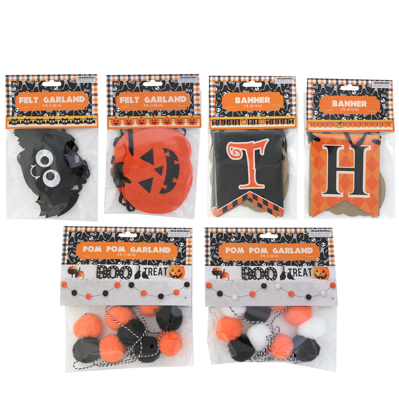 GUIRNALDAS HALLOWEEN 5 PIES