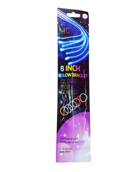 PULSERAS GLOW 3UDS 8PG