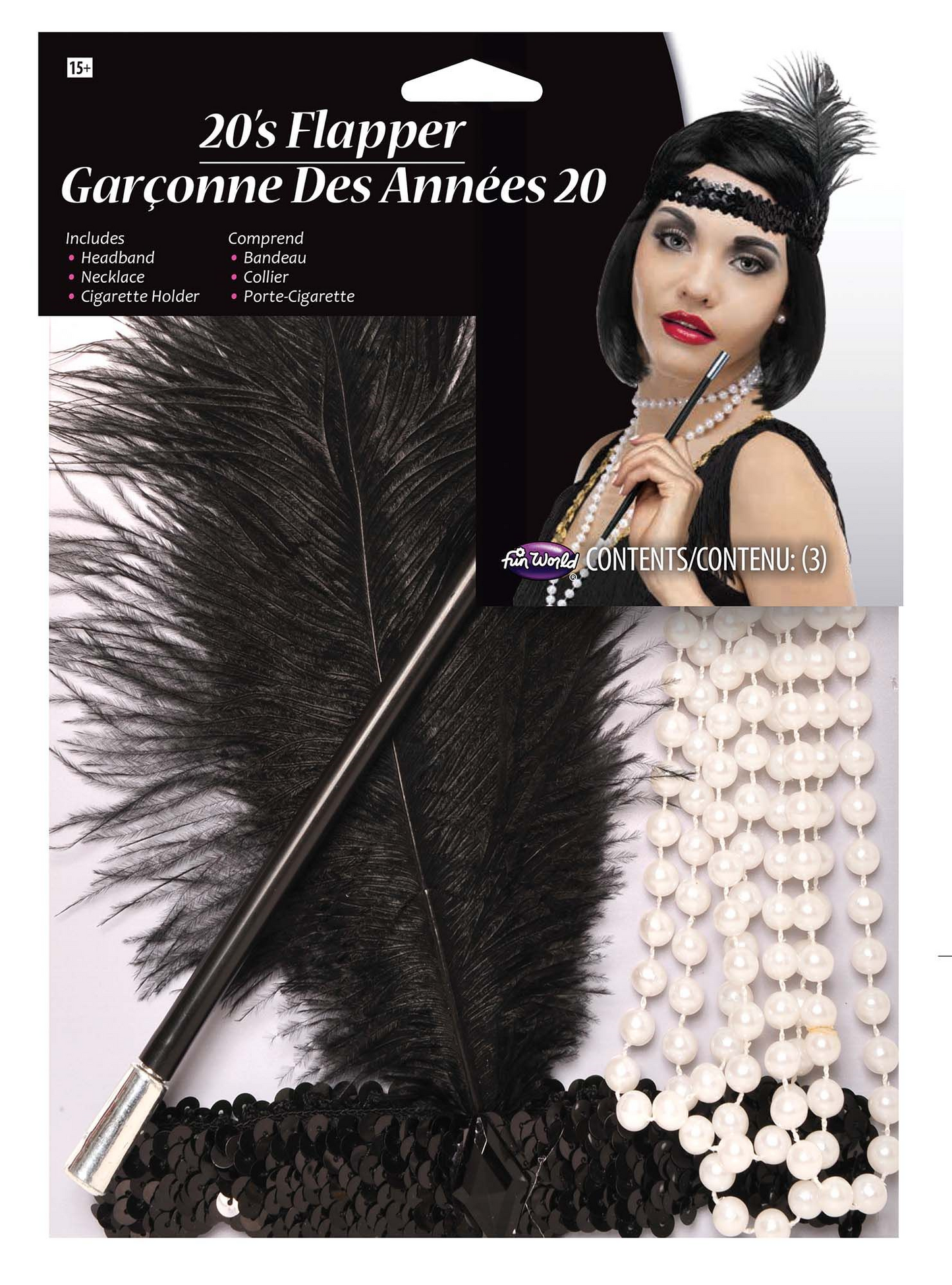 KIT DISFRAZ FLAPPER 20s