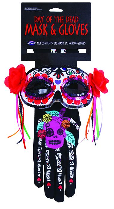 SET CATRINA MASCARA GUANTES