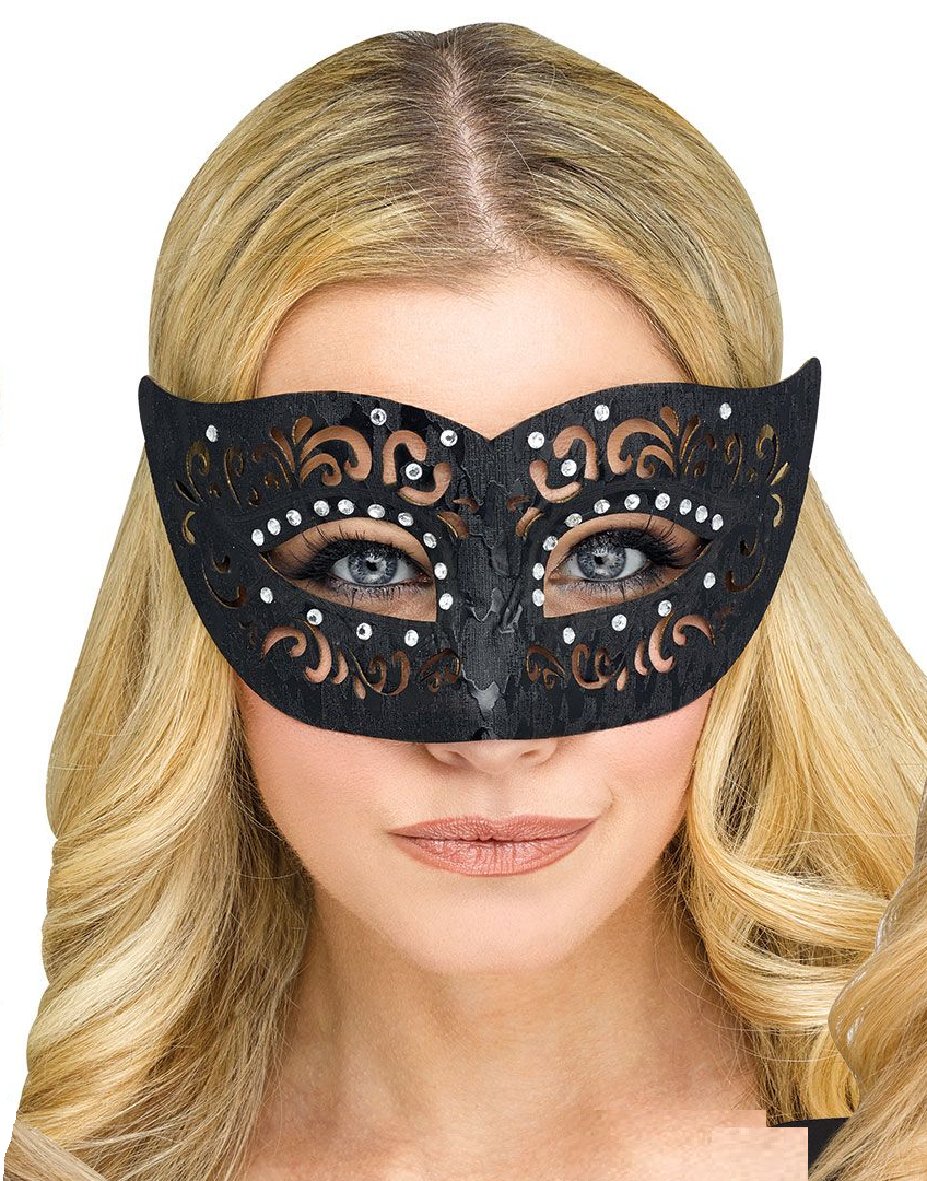 ANTIFAZ FANTASIA NEGRO LASER