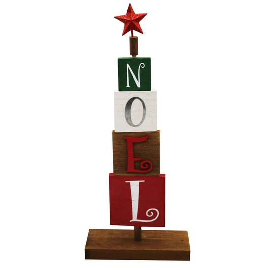 DECO STAND NOEL BLOCK XMAS