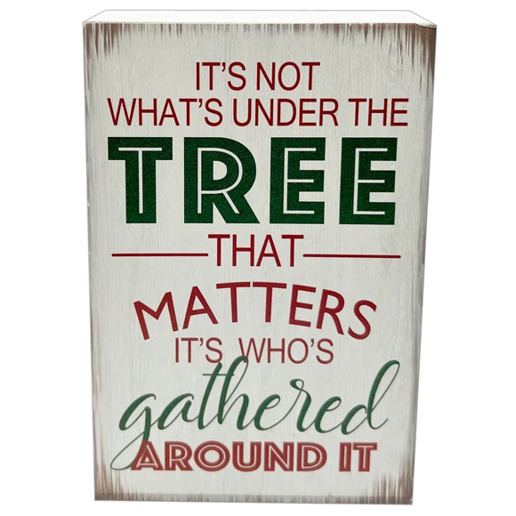 DECO ITS NOT UNDER THE TREE 6P