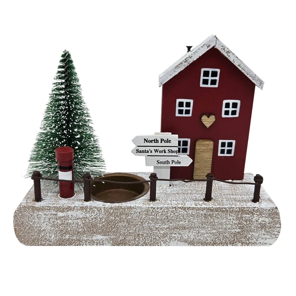 DECO MESA CASA NAVIDAD MADERA