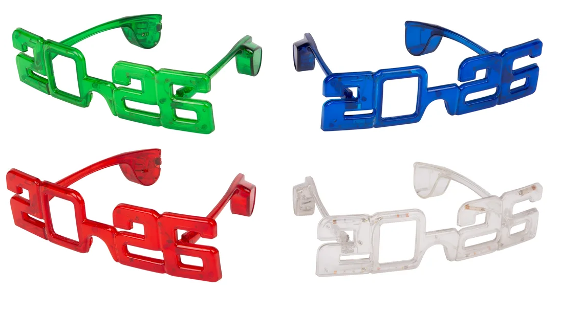 LENTES HAPPY NEW YEAR 2026 UD