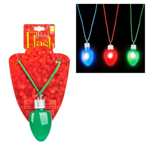 COLLAR NAVIDAD RETRO LUCES 28P