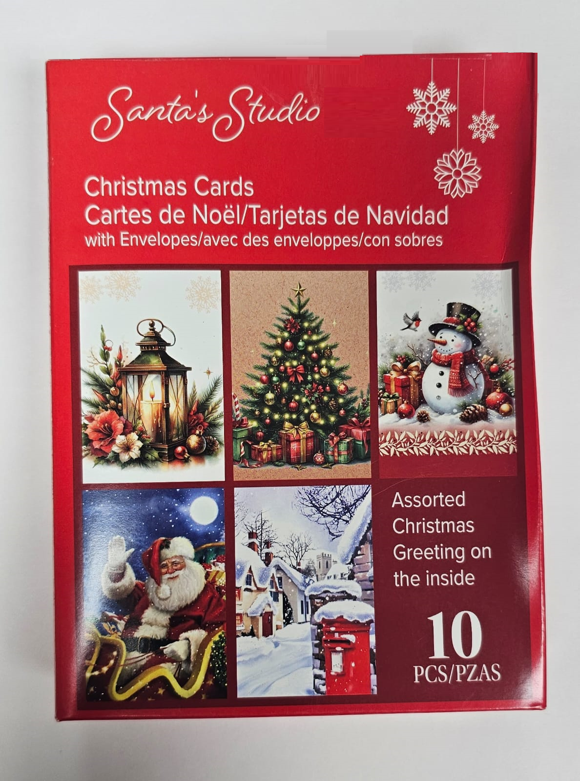 TARJETAS NAVIDAD 10 UDS