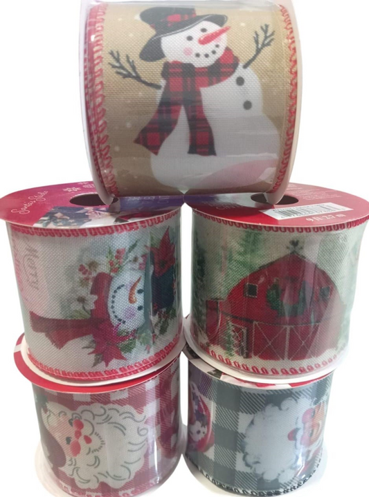 CINTA XMAS VINTAGE 3YD 2.5PG